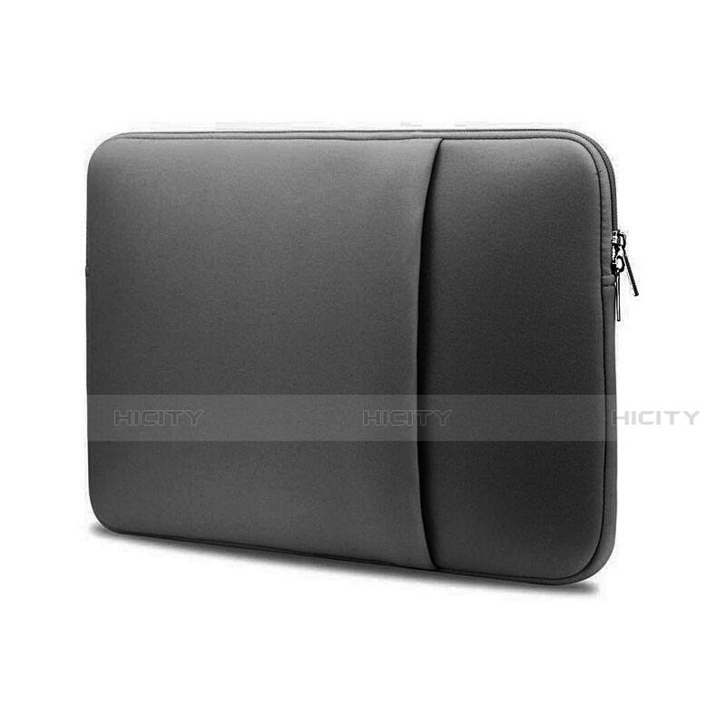 Suave Terciopelo Tela Bolsa Funda L05 para Huawei Honor MagicBook 14 Gris