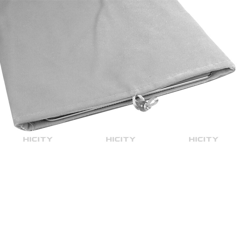 Suave Terciopelo Tela Bolsa Funda para Apple iPad Mini 4 Blanco
