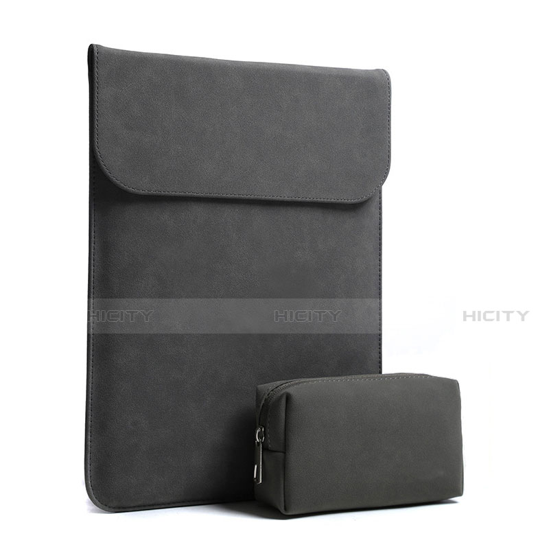 Suave Terciopelo Tela Bolsa Funda para Apple MacBook Air 11 pulgadas Negro