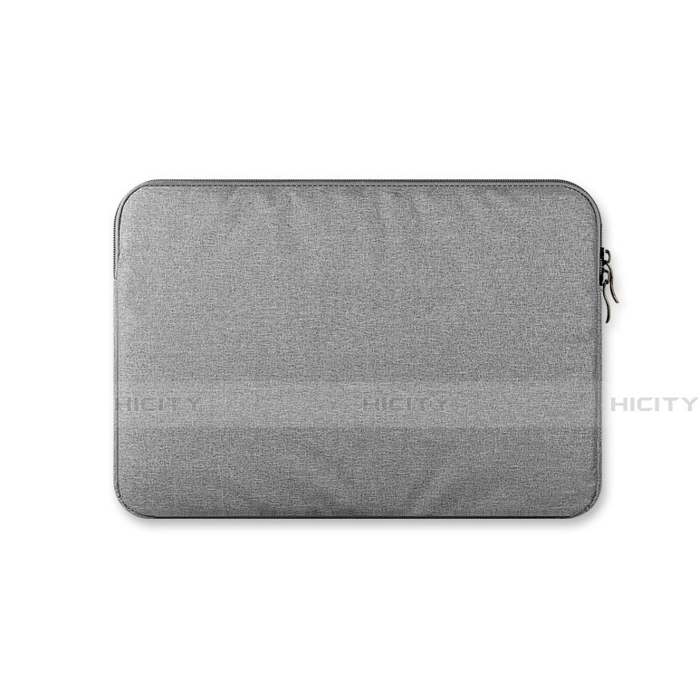 Suave Terciopelo Tela Bolsa Funda S03 para Huawei Honor MagicBook Pro (2020) 16.1 Gris