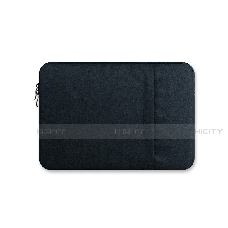 Suave Terciopelo Tela Bolsa Funda S03 para Huawei Honor MagicBook Pro (2020) 16.1 Negro