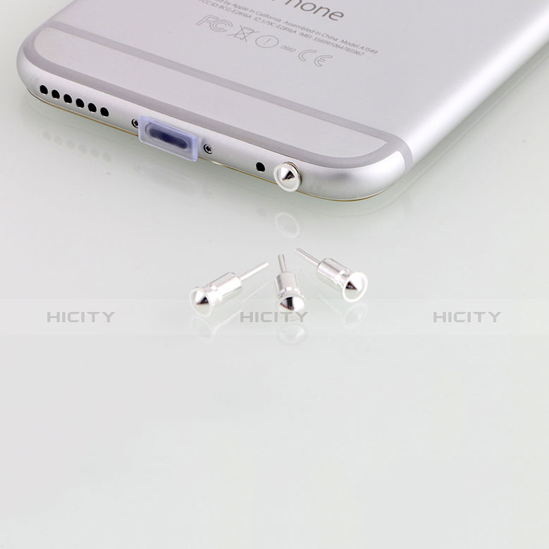Tapon Antipolvo Jack 3.5mm Android Apple Universal D05 Plata