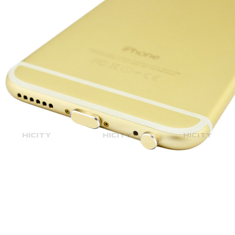 Tapon Antipolvo Lightning USB Jack J01 para Apple iPad 10.2 (2020) Oro