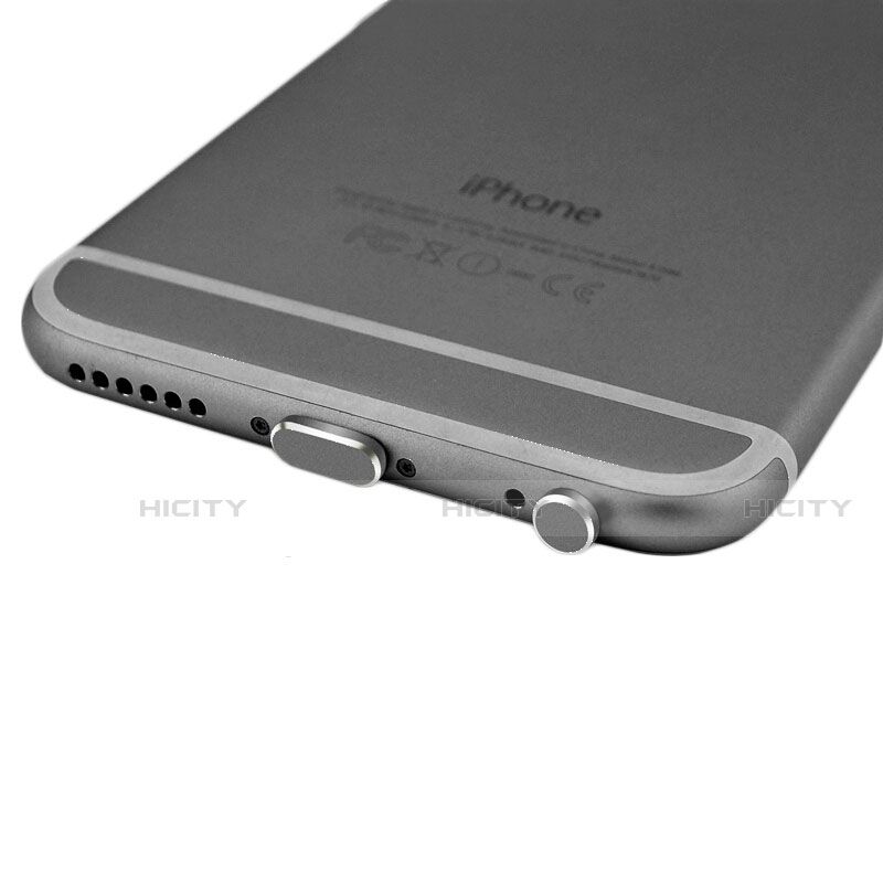 Tapon Antipolvo Lightning USB Jack J01 para Apple iPhone 14 Negro