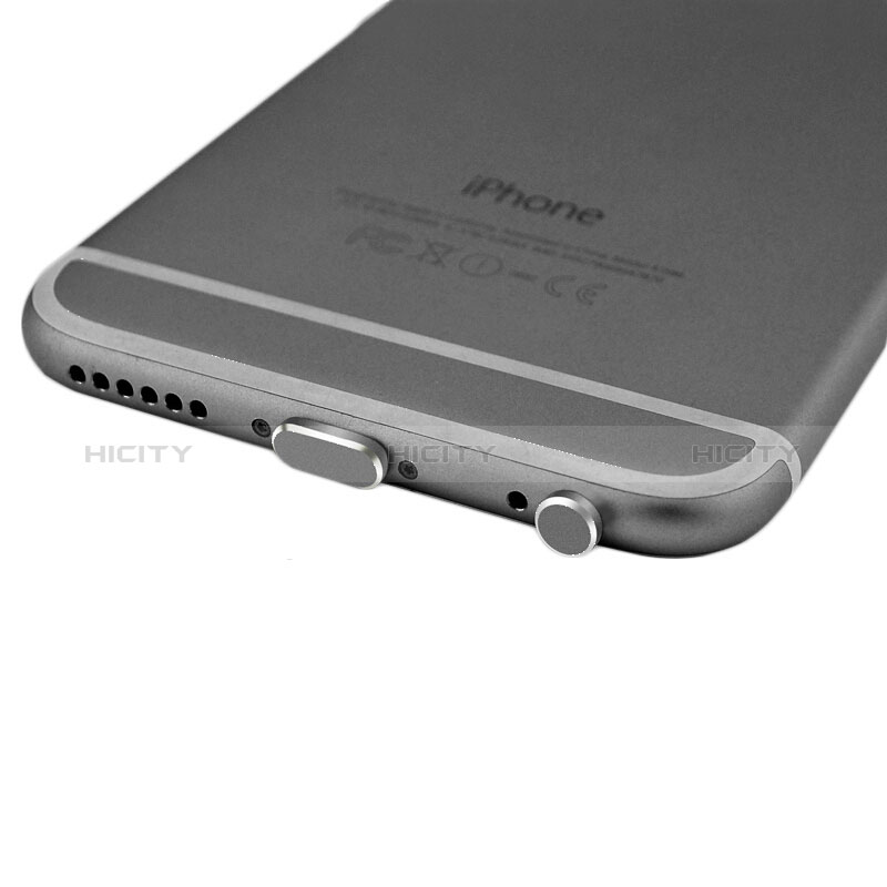 Tapon Antipolvo Lightning USB Jack J01 para Apple New iPad 9.7 (2018) Negro