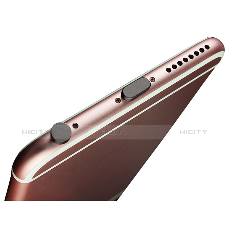 Tapon Antipolvo Lightning USB Jack J02 para Apple iPhone Xs Negro