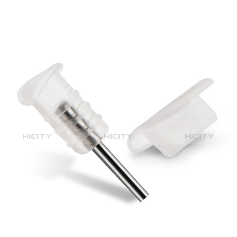 Tapon Antipolvo Lightning USB Jack J03 para Apple iPad Air 4 10.9 (2020) Blanco