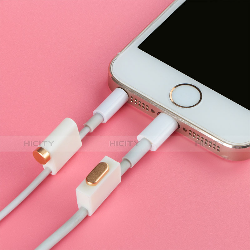 Tapon Antipolvo Lightning USB Jack J05 para Apple iPhone 11 Plata