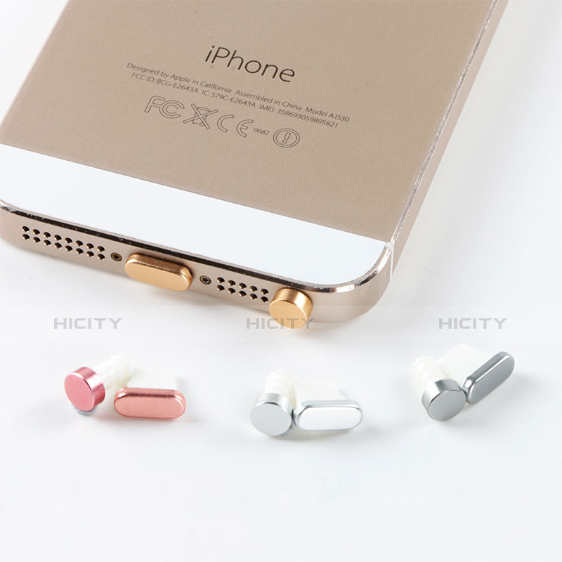Tapon Antipolvo Lightning USB Jack J05 para Apple iPhone 5C Oro