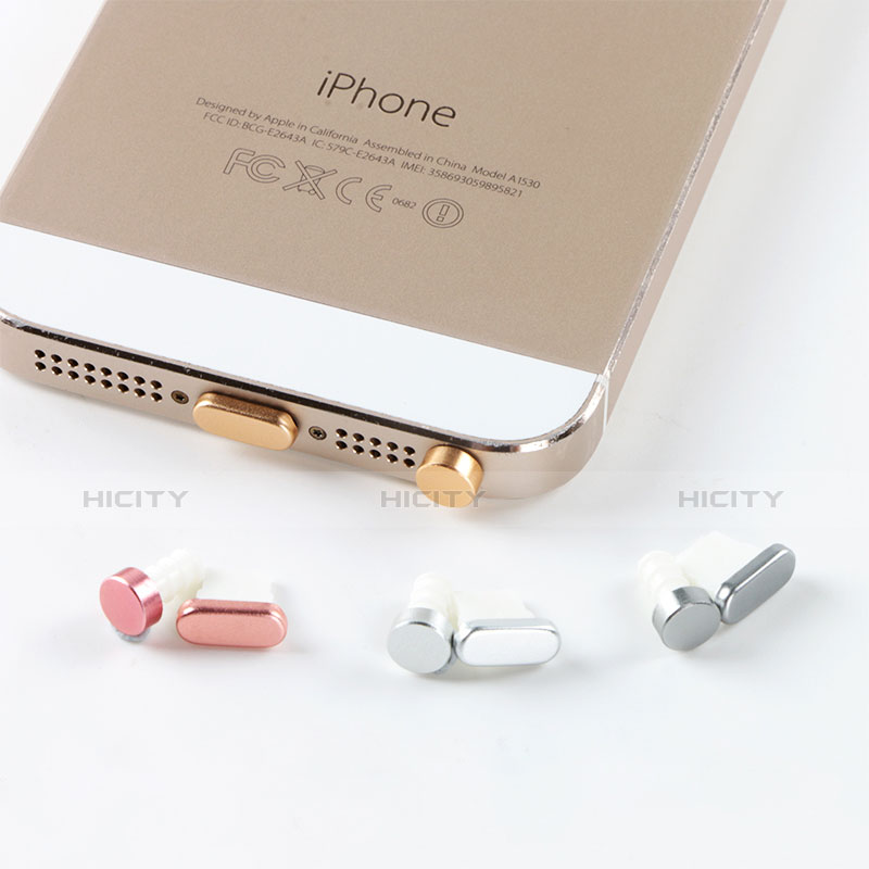 Tapon Antipolvo Lightning USB Jack J05 para Apple iPhone Xs Max Oro