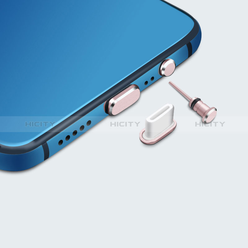 Tapon Antipolvo USB-C Jack Type-C Universal H05 para Apple iPad Pro 11 (2022) Oro Rosa
