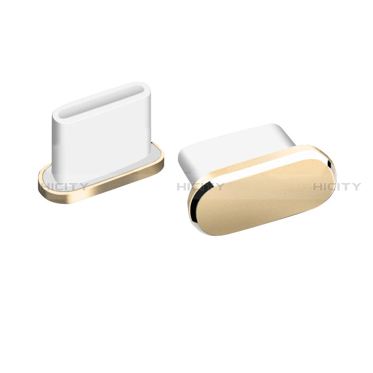 Tapon Antipolvo USB-C Jack Type-C Universal H06 Oro