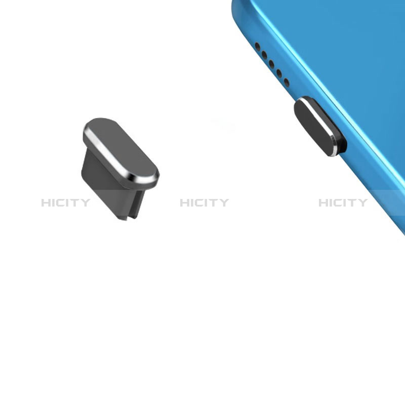 Tapon Antipolvo USB-C Jack Type-C Universal H13 para Apple iPad Pro 11 (2021) Gris Oscuro