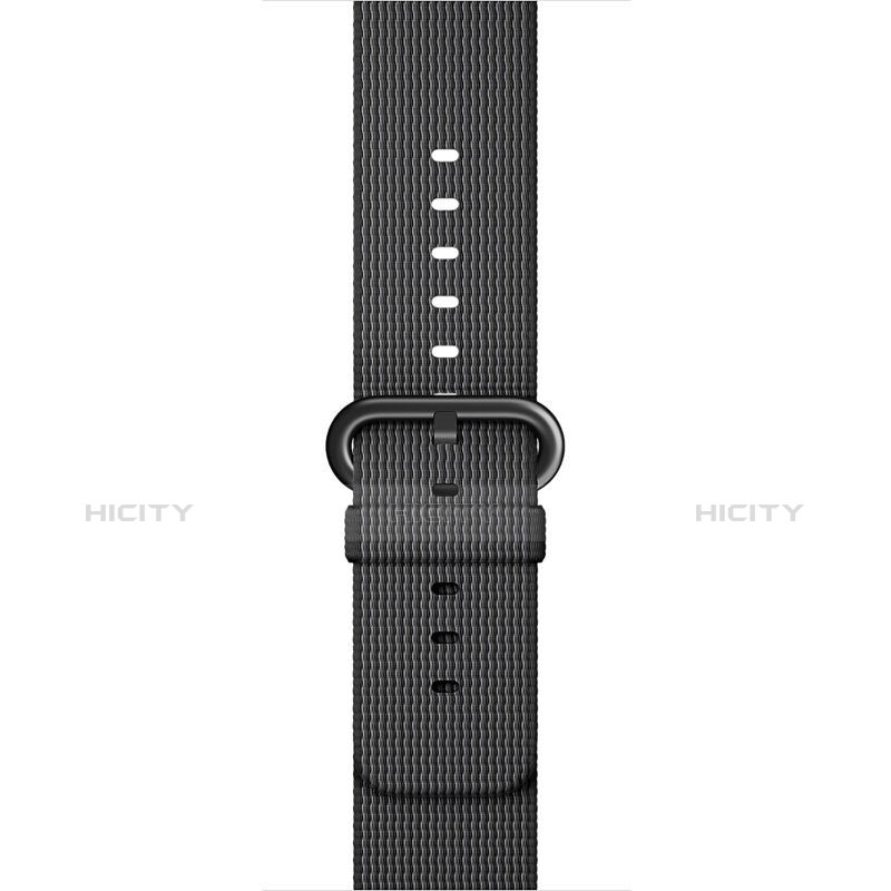 Tela Correa De Reloj Pulsera Eslabones para Apple iWatch 2 42mm Negro