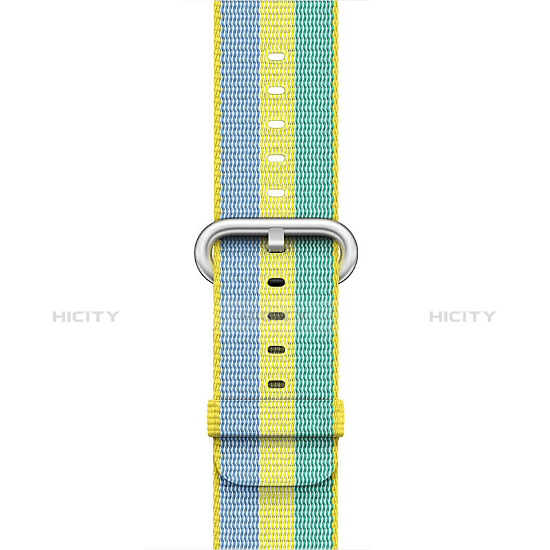 Tela Correa De Reloj Pulsera Eslabones para Apple iWatch 4 40mm Amarillo