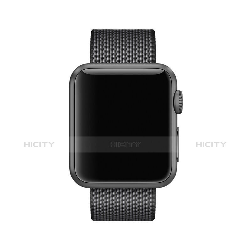 Tela Correa De Reloj Pulsera Eslabones para Apple iWatch 4 44mm Negro