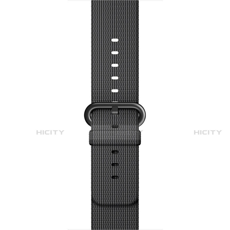 Tela Correa De Reloj Pulsera Eslabones para Apple iWatch 5 40mm Negro