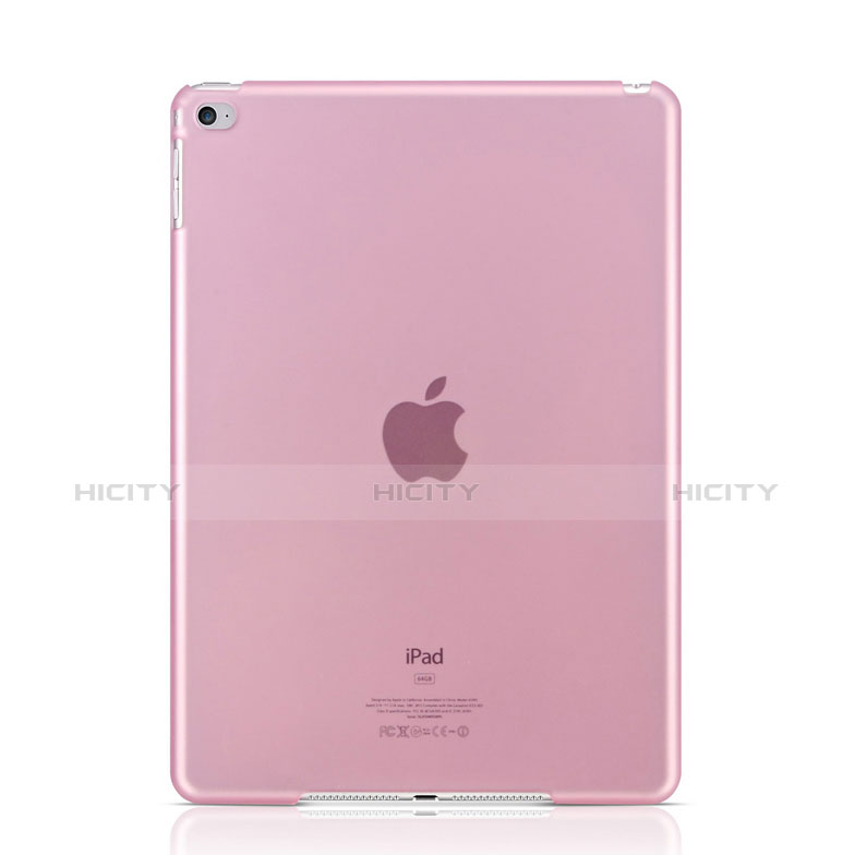 Ultra-thin Transparente Mate Cover Case para Apple iPad Air 2 Rosa